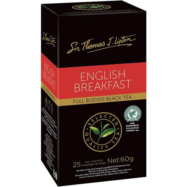 Lipton English Breakfast Tea box