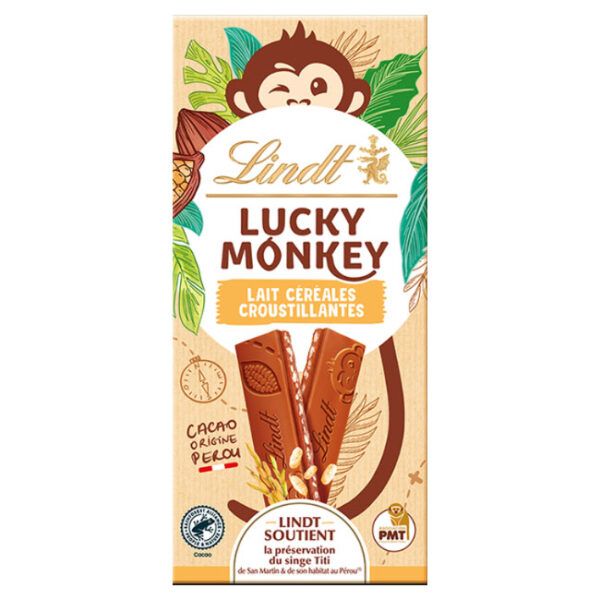 Lindt Lucky Monkey chocolate bar